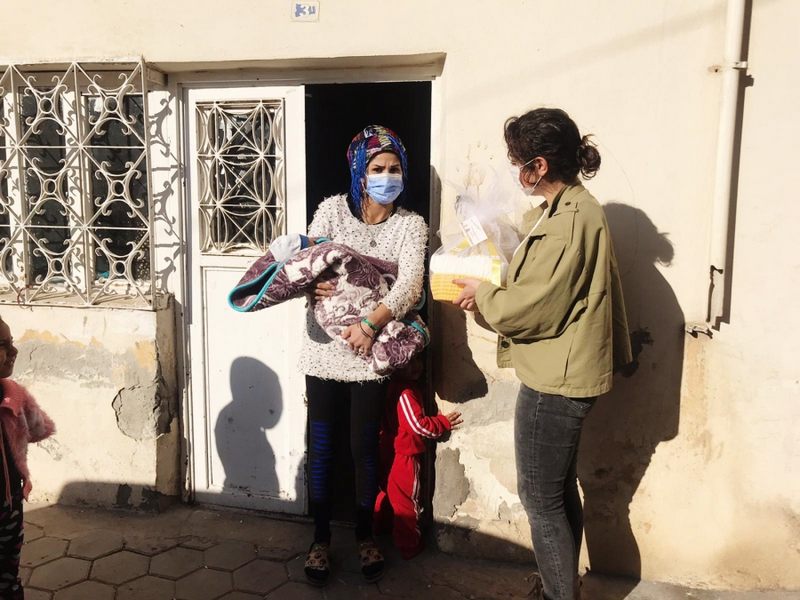 Kızıltepe Belediyesinden Hoş Geldin Bebek Ziyaretleri Covid-19 Önlemleri Kapsamında Devam Ediyor