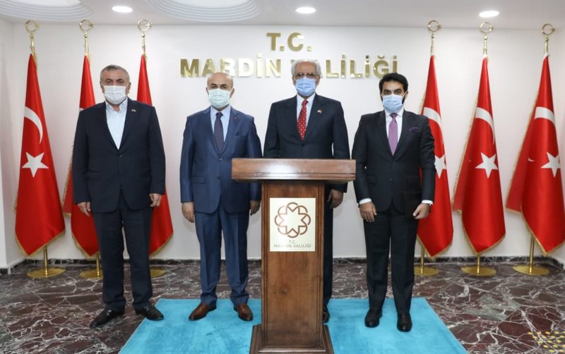 Kuveyt Ankara Büyükelçisi Al-Zawawi  Mardin Valisi  Mahmut Demirtaş’ı Ziyaret Etti