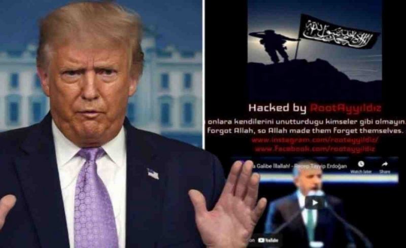 Türk hacker, Trump’ın web sitesini ele geçirdi