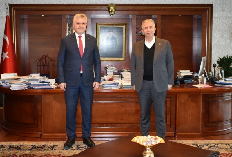 Lüleburgaz Belediye Başkanı Murat Gerenli’den Mansur Yavaş’a ziyaret