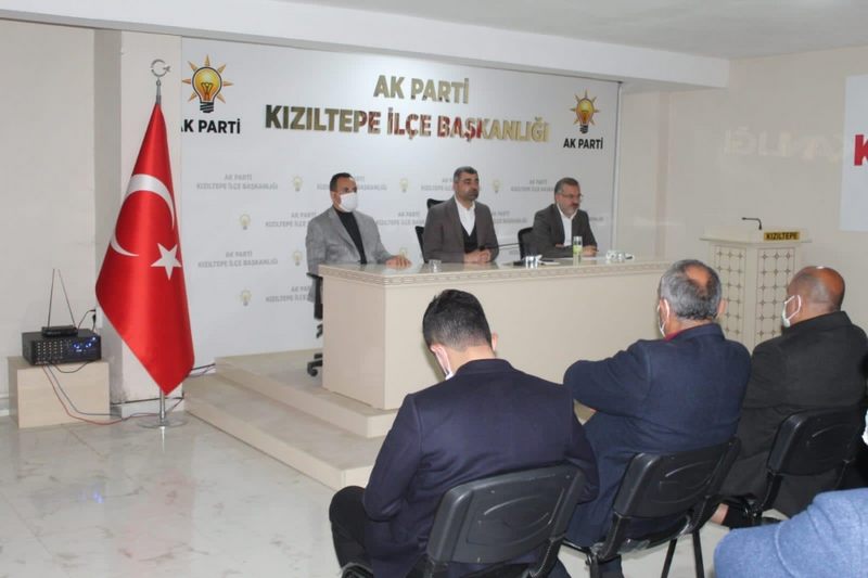 AK PARTİ MARDİN İL TEŞKİLATI  KIZILTEPE İLÇESİNE ÇIKARTMA YAPTI