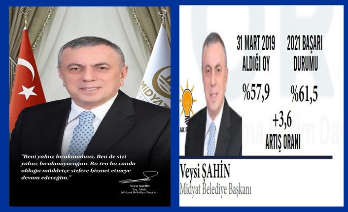 Başkan Şahin, son iki yılın en başarılıları Belediye Başkanları  arasında
