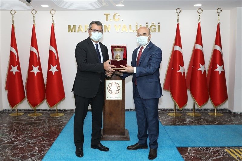 Azerbaycan Ankara Büyükelçisi Hazar İbrahim’den Mardin Valisi Demirtaş’a Ziyaret