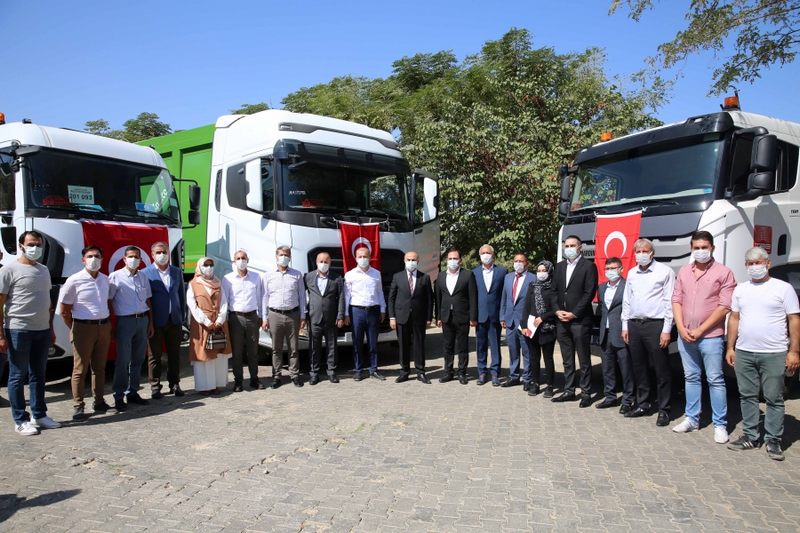 Mardin Büyükşehir Belediyesinde   8 yeni araç daha filoya katıldı