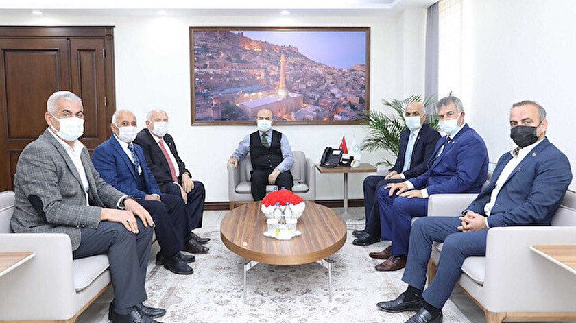Mardin Valisi Demirtaş, Mardin Ziraat Odası Başkanları ile Bir araya Geldi