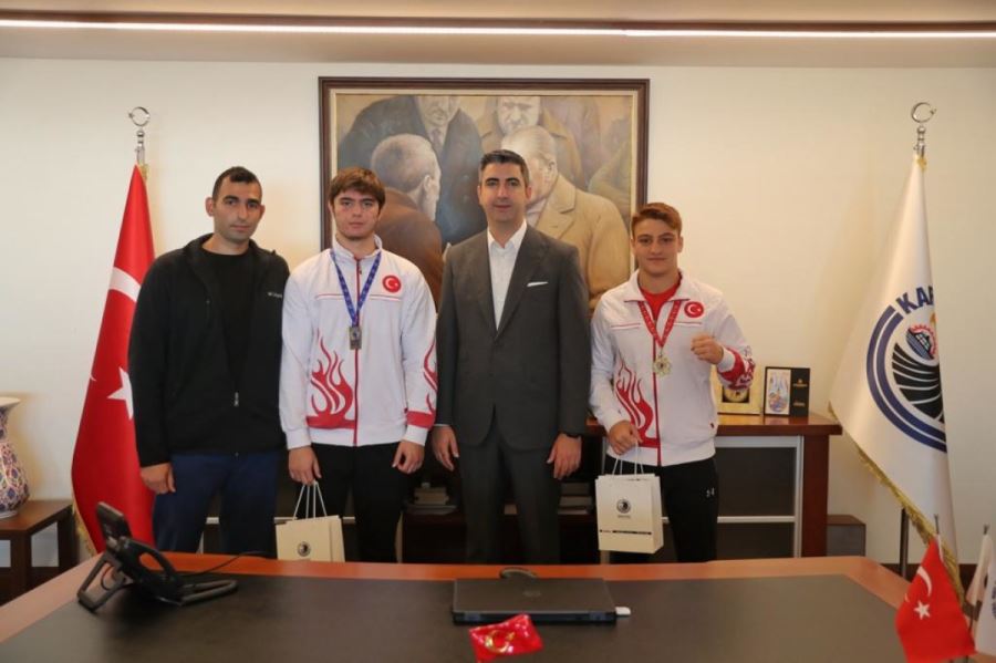 Şampiyon Sporculardan,Kartal Belediye  Başkanı Gökhan Yüksel’e Ziyaret