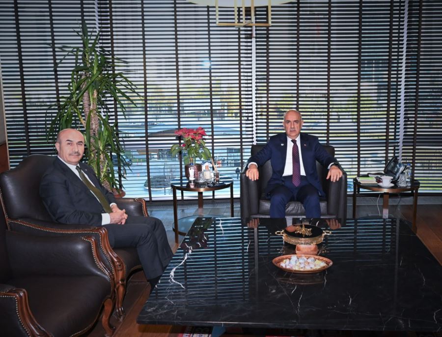 Mardin Valisi Mahmut Demirtaş, Tarım ve Orman Bakanı  Kirişci’yi Ziyaret Etti