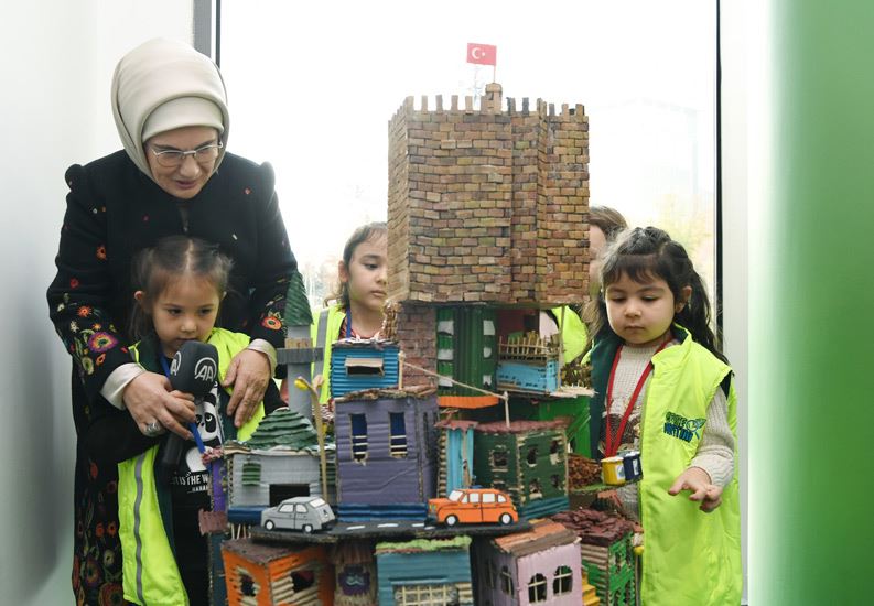 Emine Erdoğan, “Sıfır Atık Eğitim ve Simülasyon Merkezi”nin açılışını yaptı