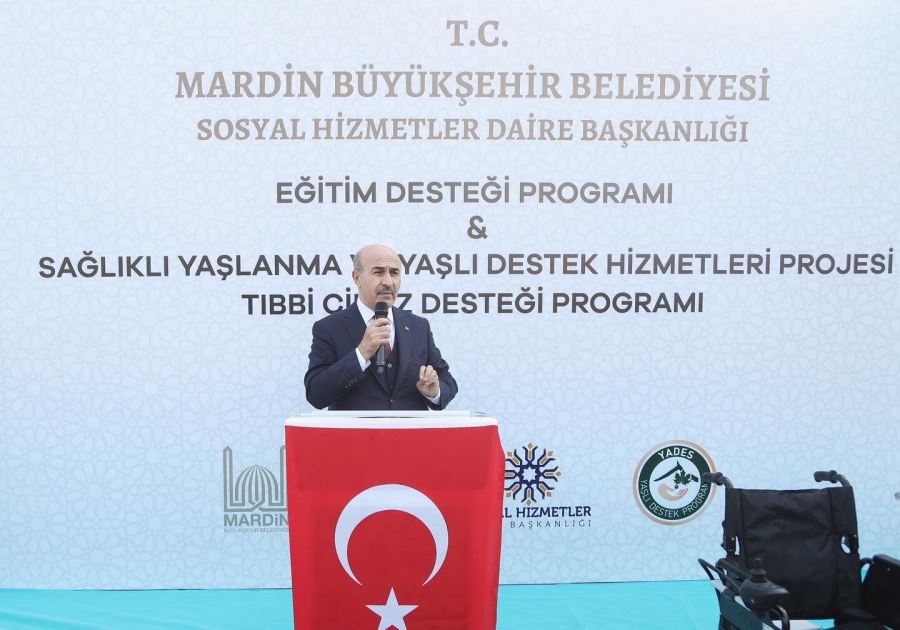 Mardin  Valisi  Demirtaş, Yaşlı Vatandaşlara Medikal Cihaz Desteğinde Bulundu