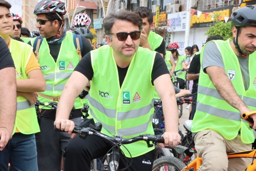 Kızıltepe İlçesinde 10. Yeşilay Bisiklet Turu Gerçekleşti