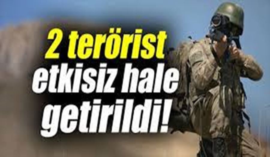 Eren Abluka-27 Operasyonu Kapsamında 2 Terörist Etkisiz Hale Getirildi