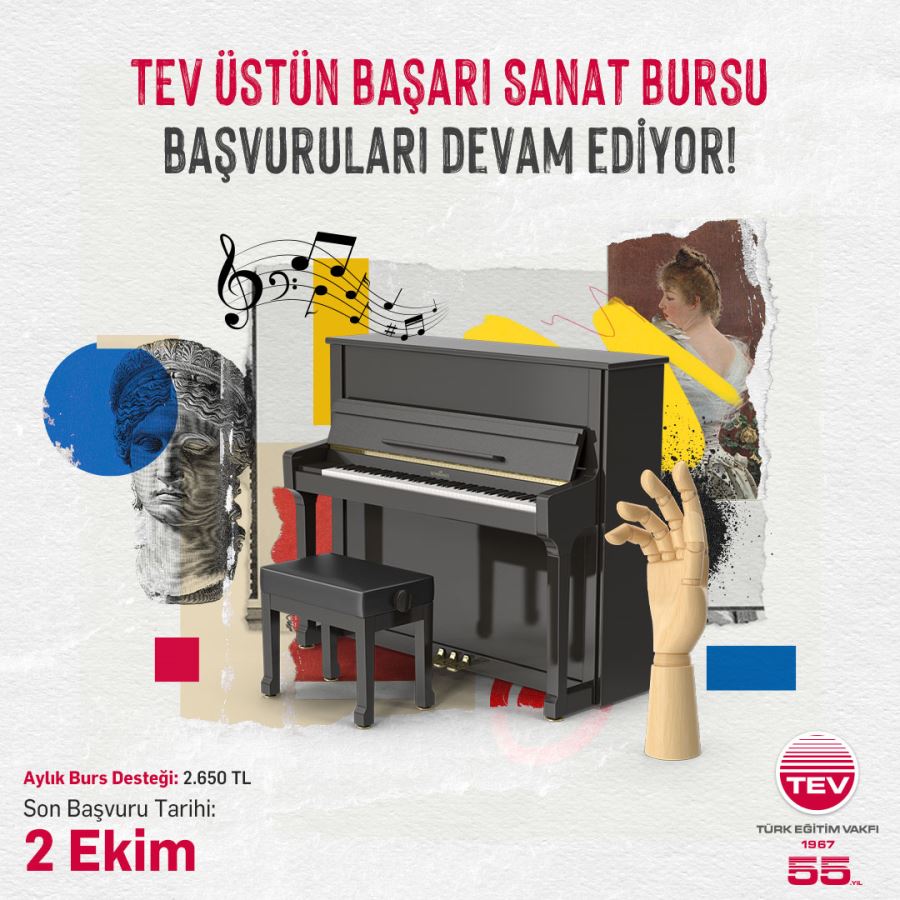 Türk Eğitim Vakfı’ndan Konservatuvar ve Güzel Sanatlar Fakültesi öğrencilerine Üstün Başarı Bursu! 