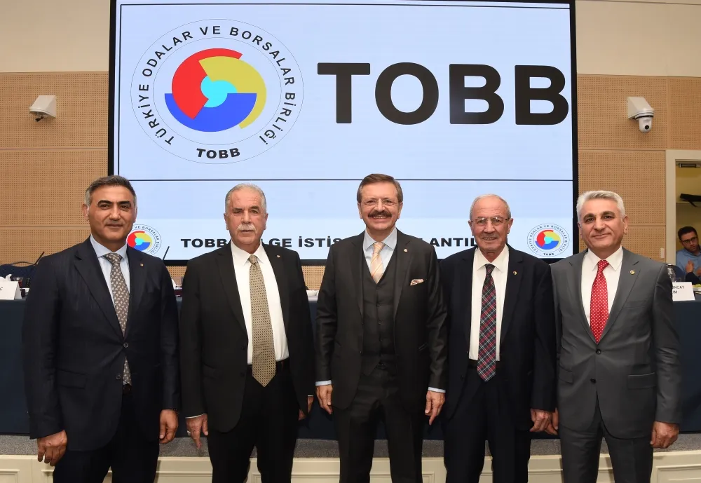 Doğu Anadolu ve Güneydoğu Anadolu Bölgeleri oda/borsa başkanları TOBB’da buluştu
