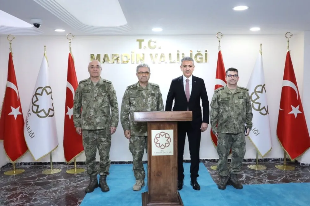 2. Ordu Komutanı Korgeneral  Metin Tokel Mardin Valiliğini Ziyaret Etti