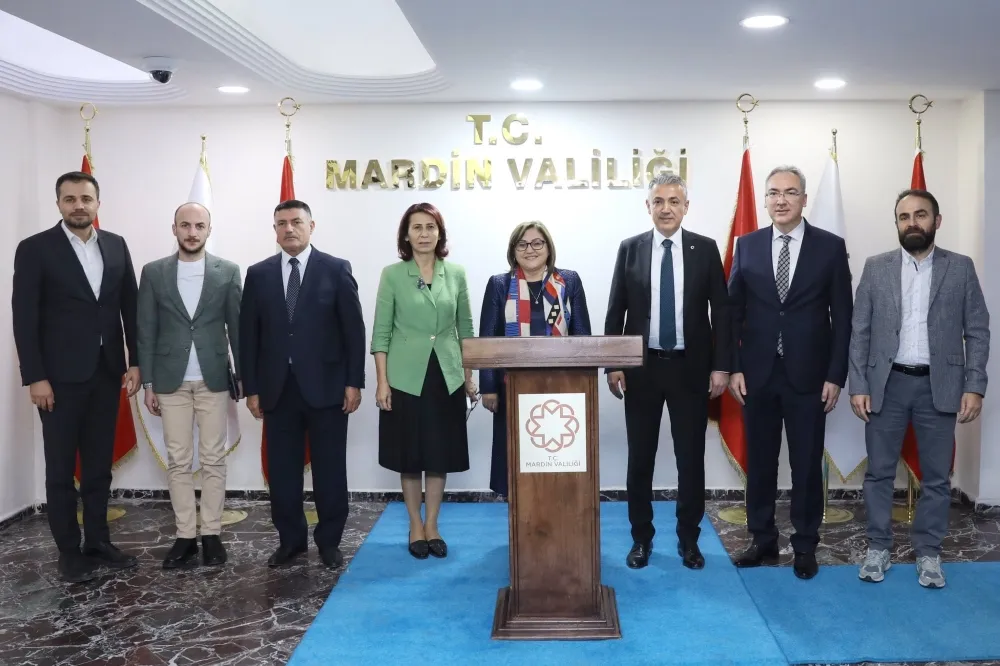 Gaziantep Büyükşehir Belediye Başkanı Fatma Şahin,Mardin  Valisi    Akkoyun’u Ziyaret Etti