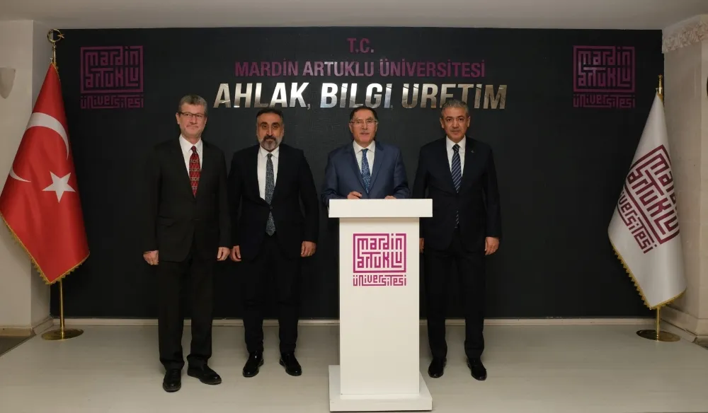 Kamu Başdenetçisi Şeref Malkoç Mardin Artuklu Üniversitesi  Rektörünü Ziyaret Etti
