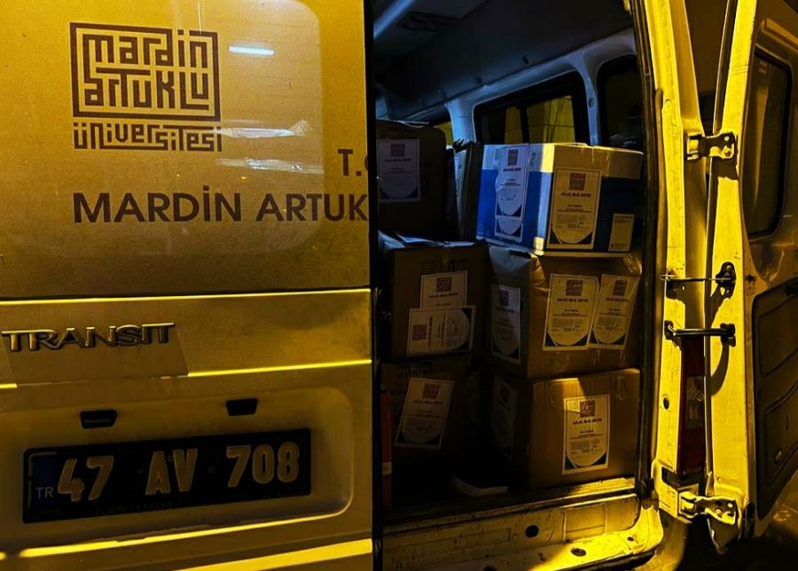 Artuklu Üniversitesi Ürettiği 1 Ton  Sıvı Sabunu Deprem Bölgesine Gönderdi