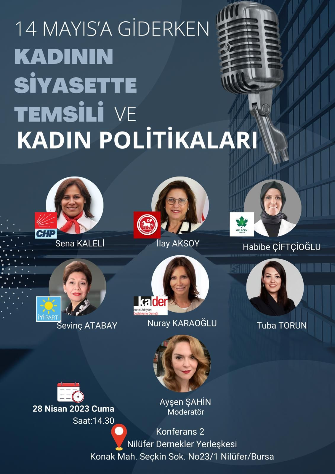 Millet İttifakı Partilerinin Kadın Konferansı serisinin ikincisi Bursa’da yapılıyor 