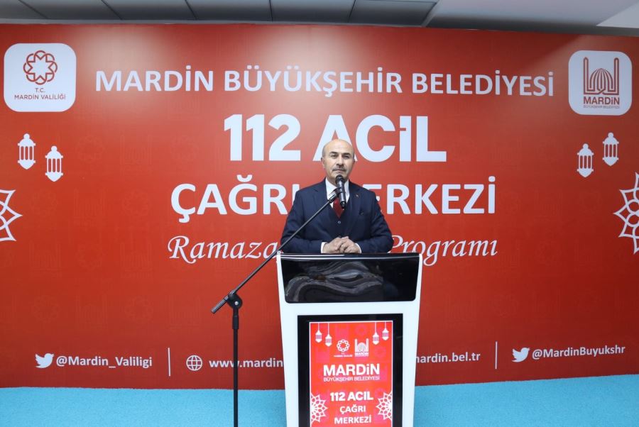 Mardin Valisi  Demirtaş, 112 Acil Çağrı Merkezi Personelleri İle İftarda Buluştu