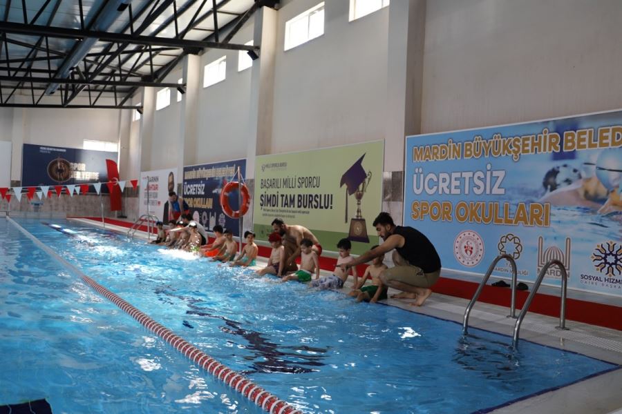 Mardin’de Ücretsiz Yaz Spor Okulları Eğitimlerine Başladı