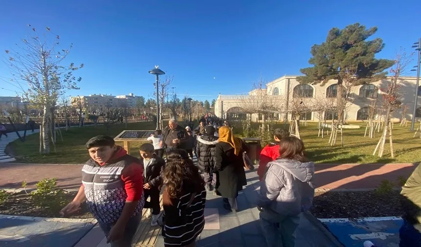 Midyat’ta   Millet Bahçesi Vatandaşlardan Yoğun İlgi Görüyor