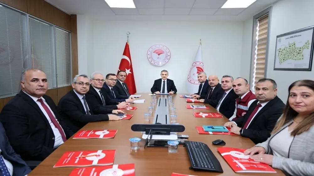 Mardin  Valisi  Akkoyun, İl Tarım ve Orman Müdürlüğünü ziyaret etti