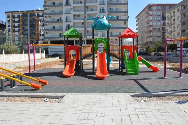 KIZILTEPE İLÇESİNDE YENİ YAPILAN PARK