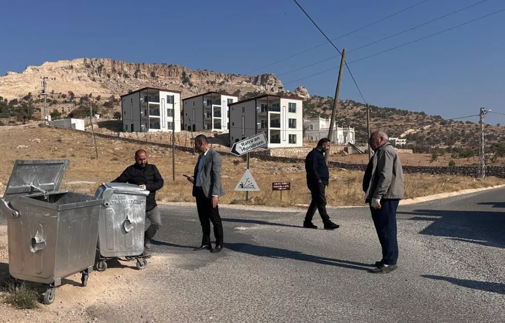 ARTUKLU BELEDİYESİNDEN KIRSAL MAHALLELERE ÇÖP KONTEYNERI ....