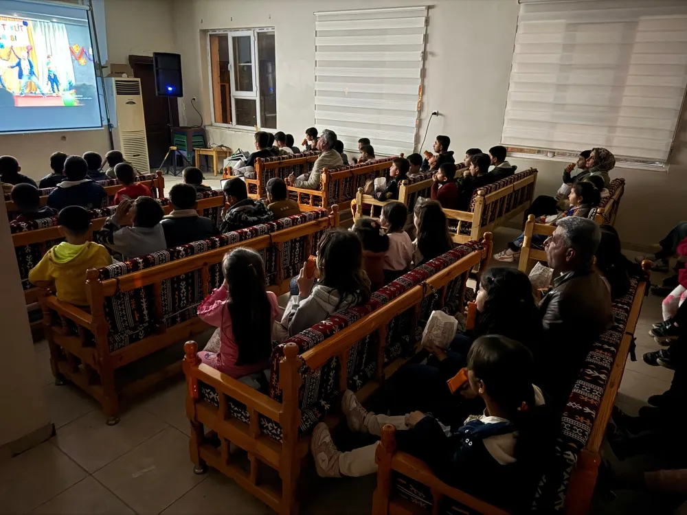  Artuklu Belediyesi Çocuklara Sinema Keyfi Yaşattı