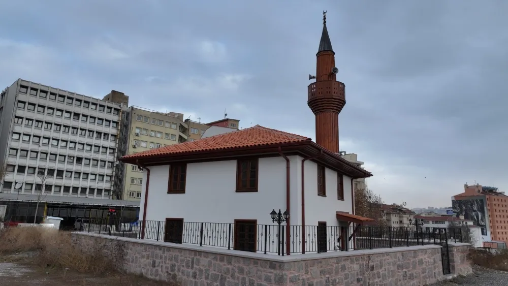 ANKARA BÜYÜKŞEHİR BELEDİYESİNCE HAMİDİYE CAMİ RESTORE EDİLEREK İBADETE AÇILDI