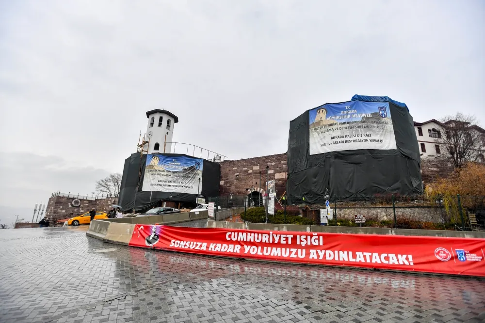 ANKARA KALESİ GÜÇLENDİRME ÇALIŞMASINDA ÖZEL ÜRETİM MADDELER KULLANILACAK!