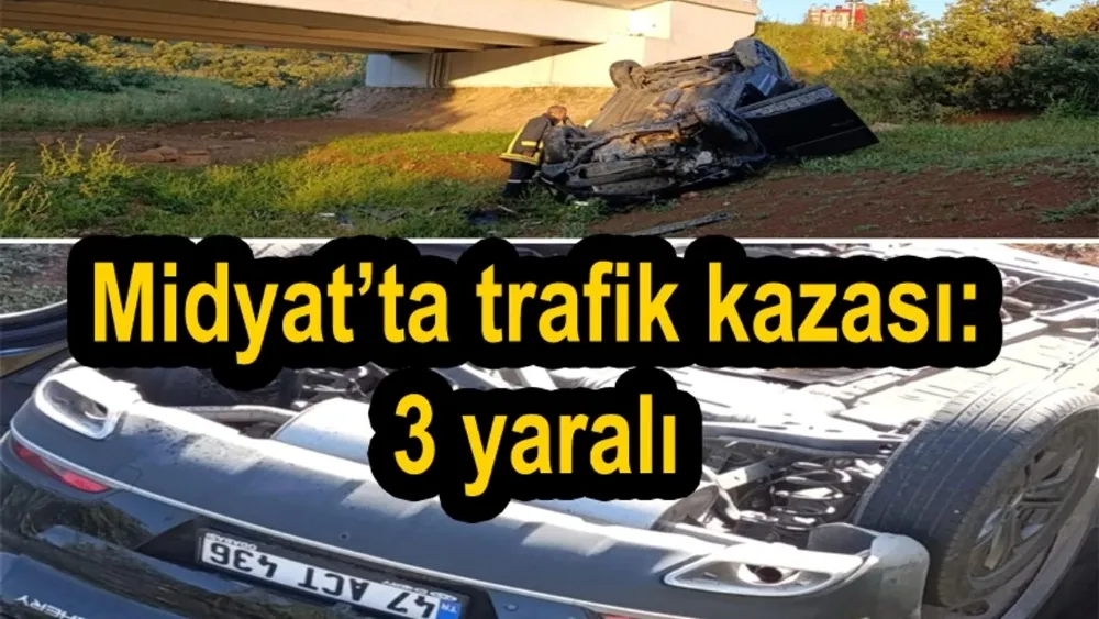 Midyat’ta trafik kazasında 3 kişi yaralandı