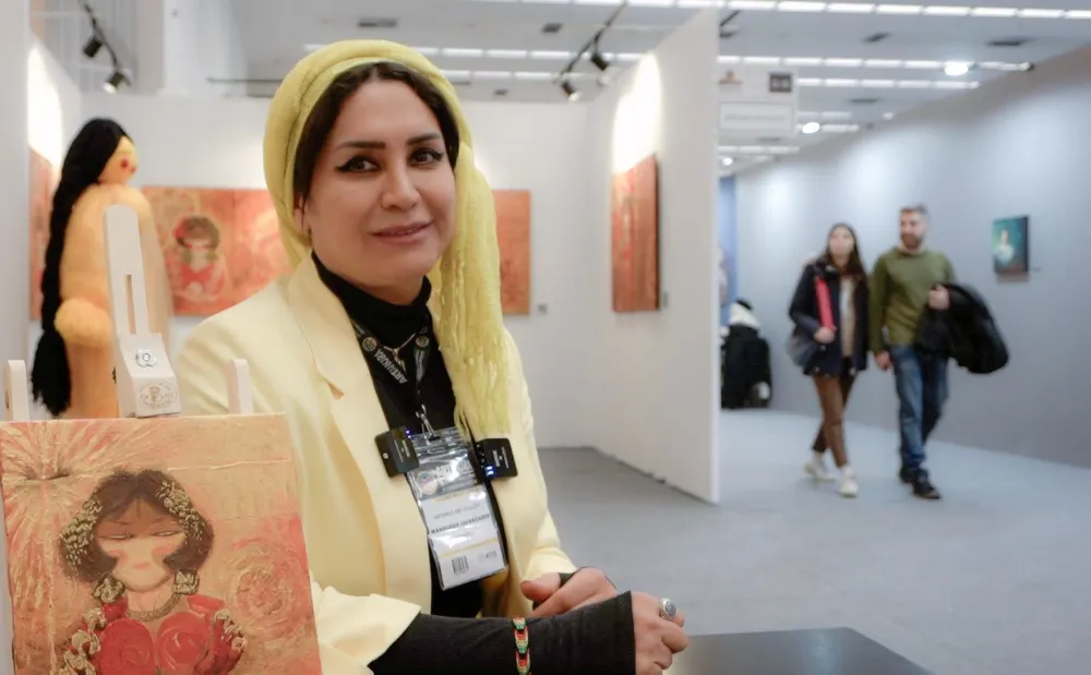 İranlı sanatçı Masoumeh Jafarzade’nin eserleri Ankara’da