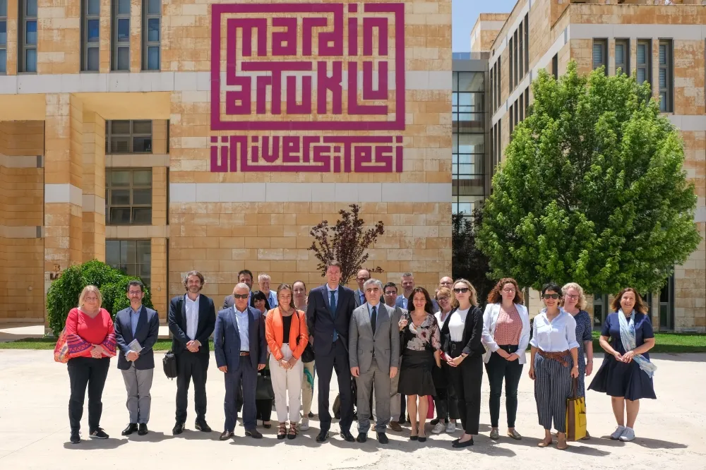AB Türkiye Delegasyonu Mardin Artuklu Üniversitesini Ziyaret Etti