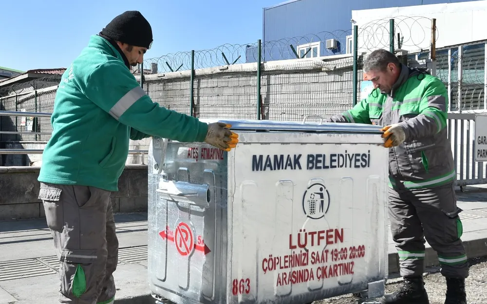 Mamak Belediyesinden Vatandaşlara  Çöp Saati Uyarısı