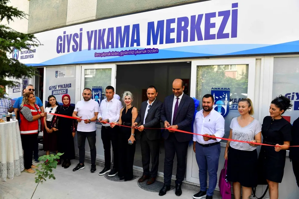 ANKARA BÜYÜKŞEHİRDEN ÜNİVERSİTE ÖĞRENCİLERİNE ÖZEL GİYSİ YIKAMA MERKEZİ