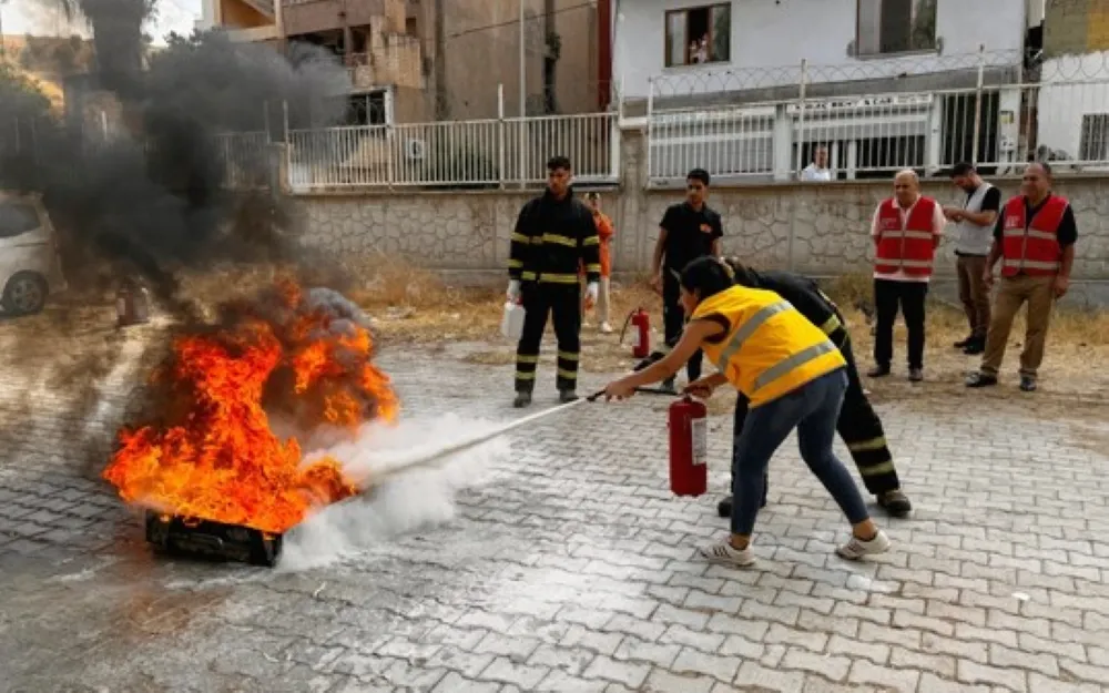 Kızıltepe Diş Hastanesi Personellerine Yönelik Yangın Eğitimi