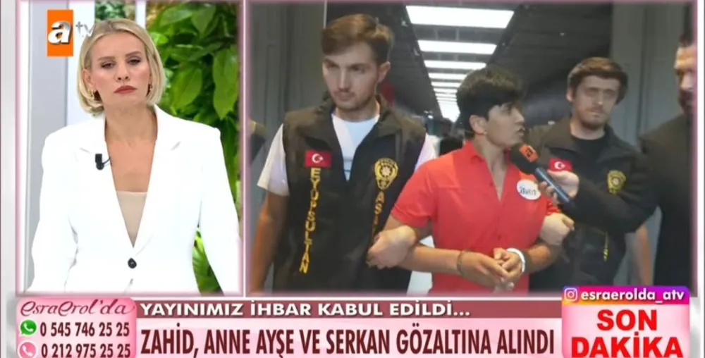 14 yaşındaki kızı istismar eden Afgan uyruklu kişi Esra Erol’da gözaltına alındı.