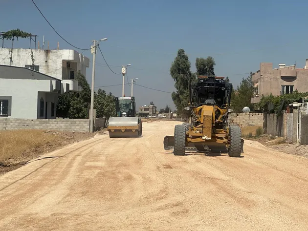 Kızıltepe İlçesinde 3 ayda 11 bin metre yol açıldı