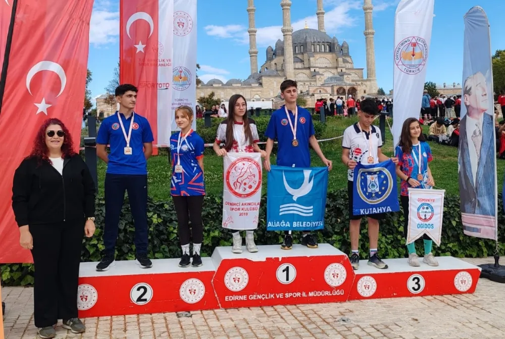Aliağalı Oryantiringciler Türkiye Şampiyonalarından Başarıyla Döndü