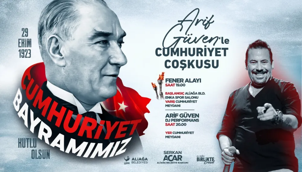Cumhuriyet Bayramı Coşkusu Aliağa Atatürk Stadında Yaşanacak