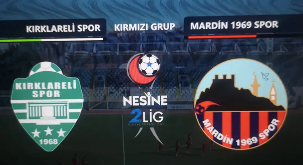 KIRKLARELİSPOR ; 1  MARDİN 1969 SPOR;  1