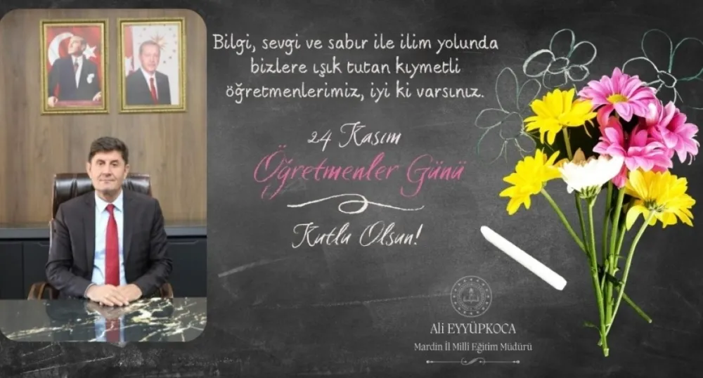 Mardin İl Milli Eğitim Müdürü Ali Eyyüpkoca