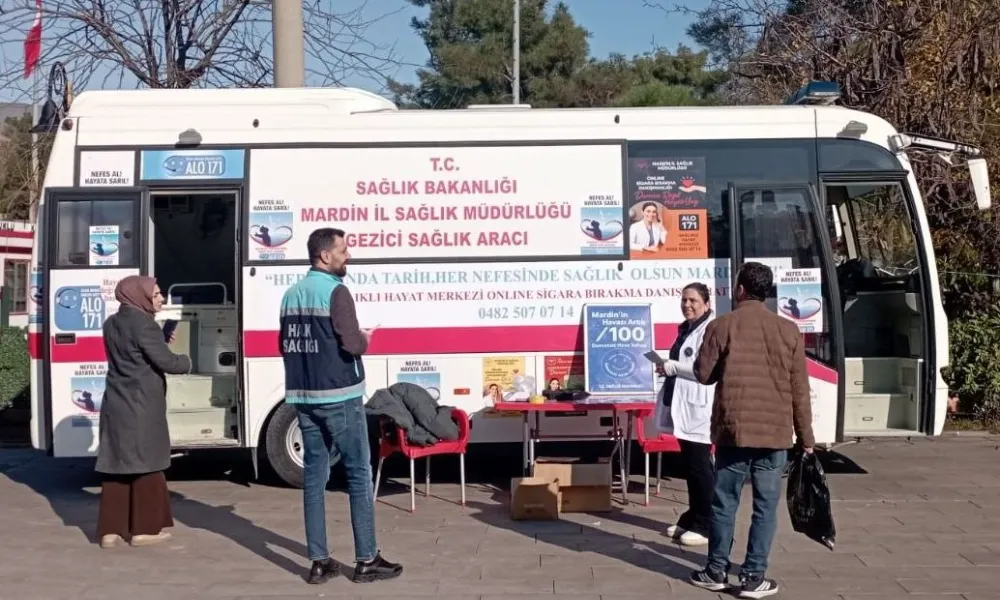 Mardin’de Mobil Sigara Bırakma Polikliniği Hizmete Başladı