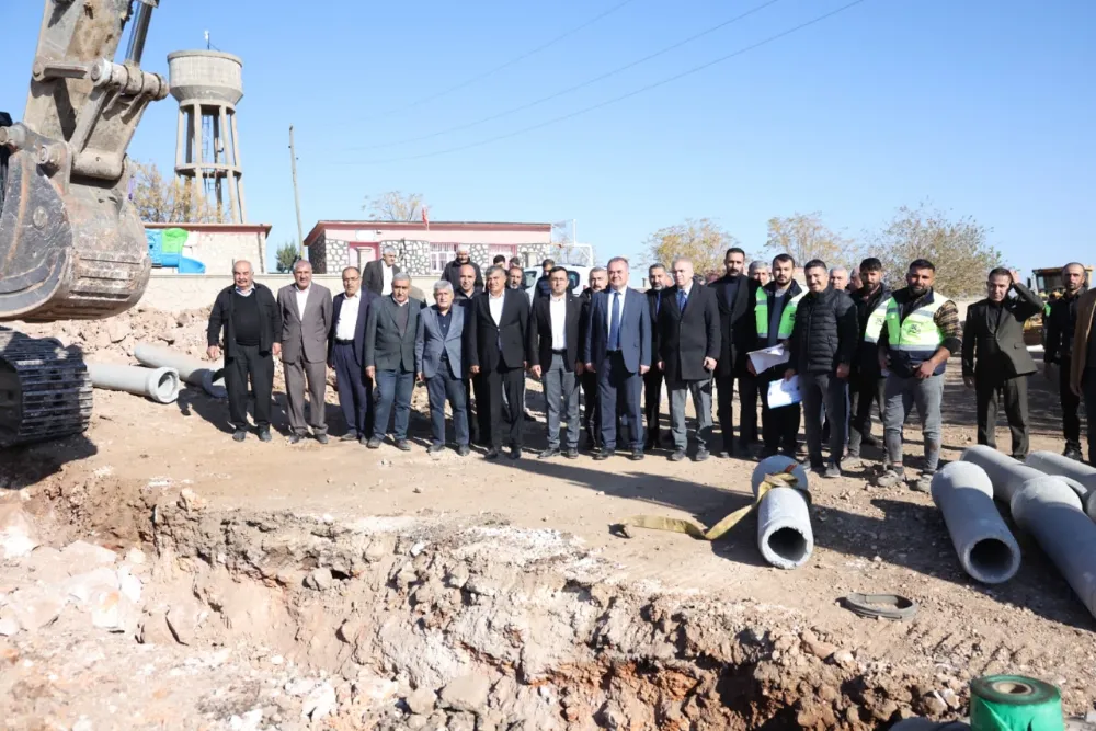 Nusaybin Düzce Mahallesi’ne 2,5 Kilometrelik Atık Su Hattı Çalışması