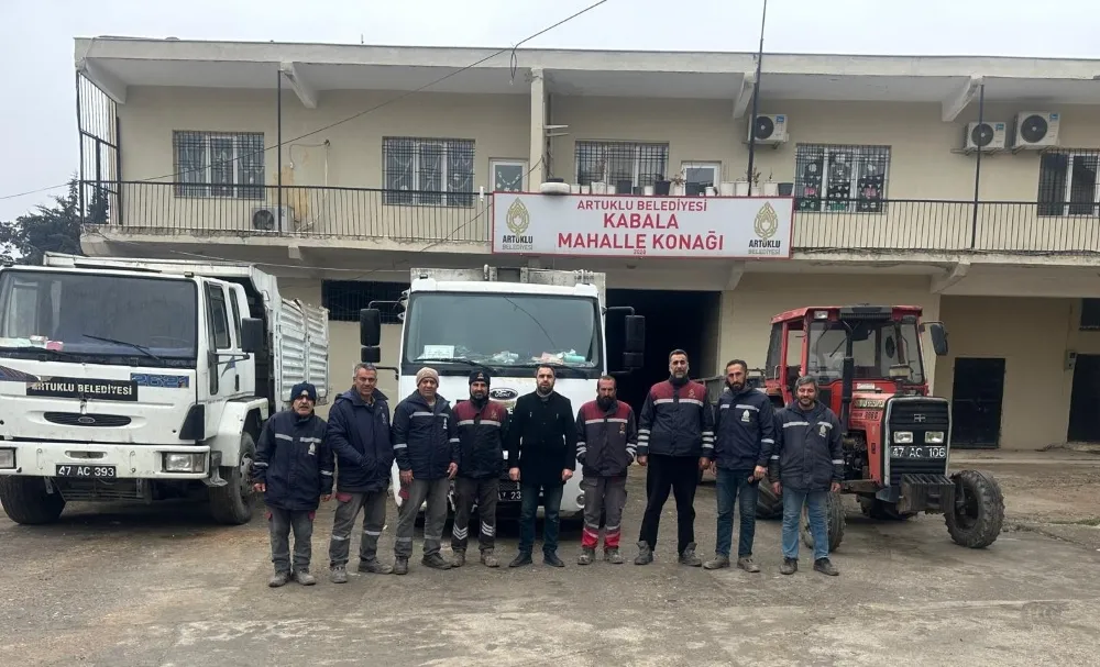 Artuklu Belediyesinden Kabala Mahallesinde Temizlik Çalışmaları 