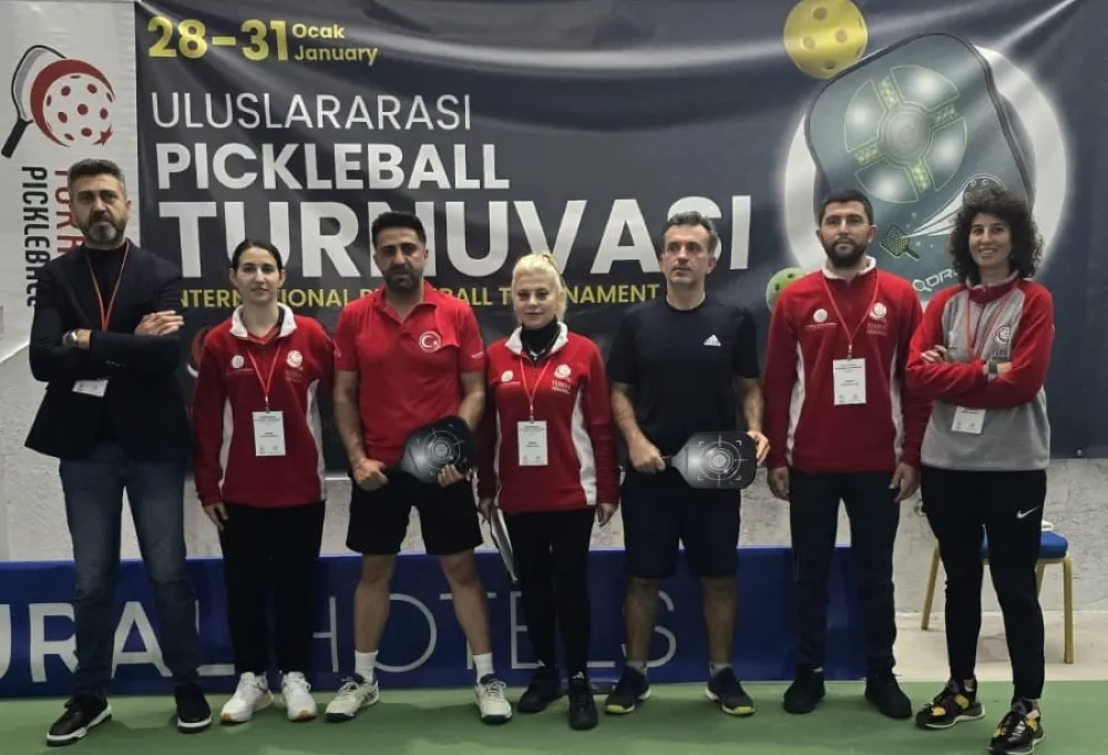 MAÜ SPORCULARI PİCKLEBALL TURNUVASINDA ŞAMPİYON OLDU