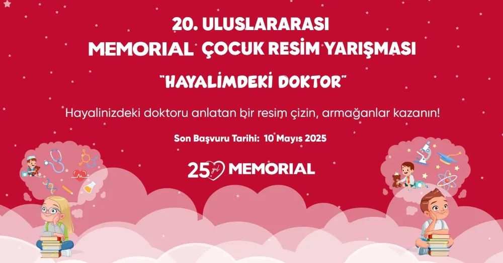 20. Memorial Uluslararası Çocuk Resim Yarışması Başvuruları Başladı 