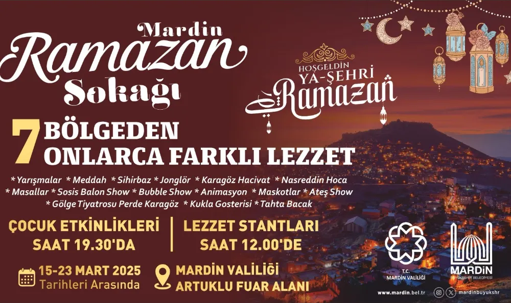 Mardin Ramazan Sokağı Kapılarını Ziyaretçilere Açıyor