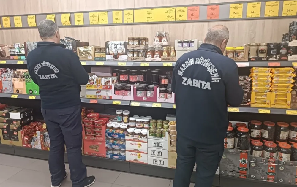 Mardin Büyükşehir Belediyesi Zabıta Ekiplerinden Market Denetimleri Devam Ediyor